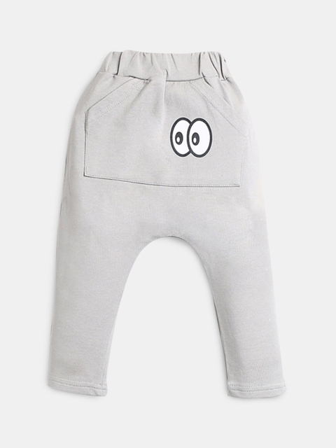 

Hopscotch Infant Boys Grey Printed Track Pants