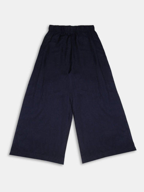 

Hopscotch Girls Navy Blue Pleated Trouser