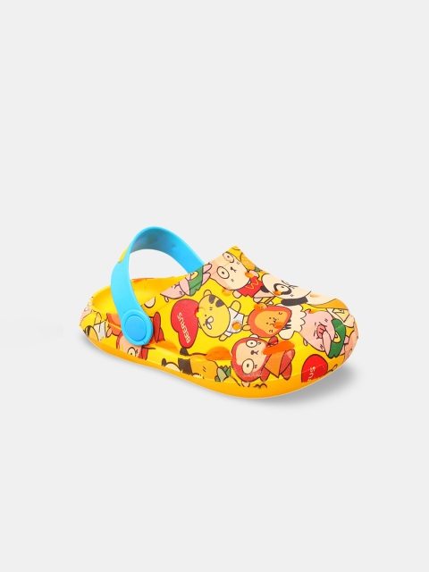 

Hopscotch Boys Yellow & Red Clogs Sandals