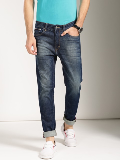 

Harvard Men Blue Slim Fit Mid-Rise Clean Look Stretchable Jeans