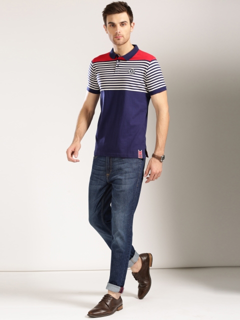 

Harvard Men Blue Slim Fit Mid-Rise Clean Look Stretchable Jeans
