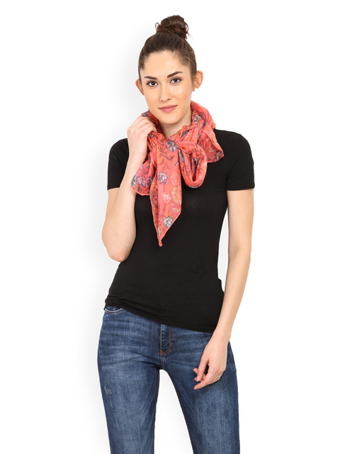 

Trend Arrest Pink Floral Print Scarf