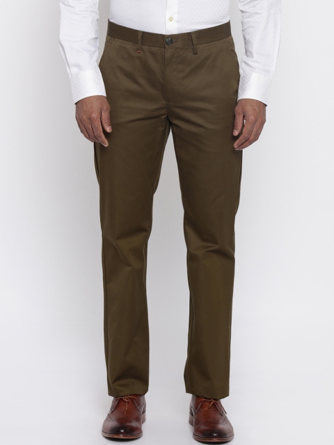 

Raymond Men Brown Formal Trousers