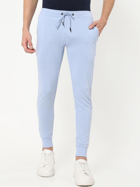 

Bewakoof Men Blue Solid Cotton Joggers