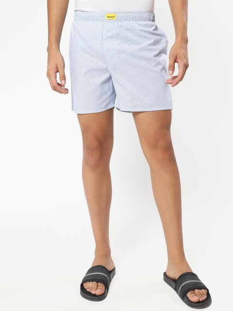 

Bewakoof Men White Printed Boxer