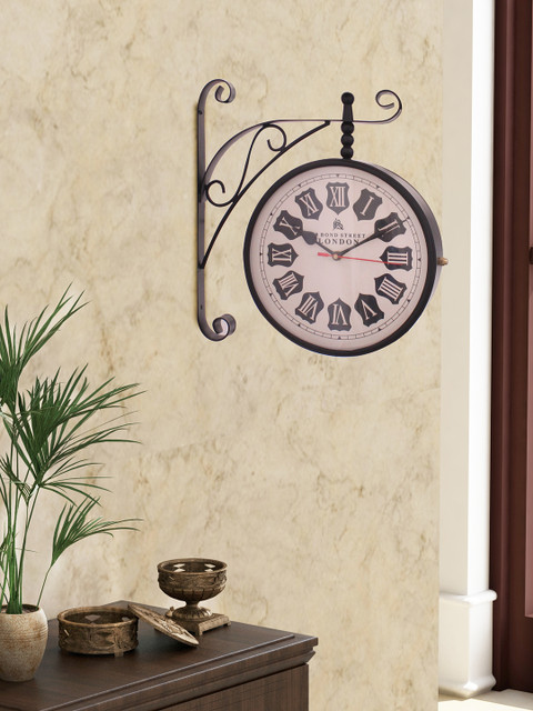 

Home Sparkle Pink Dial Analogue 28 cm Wall Clock