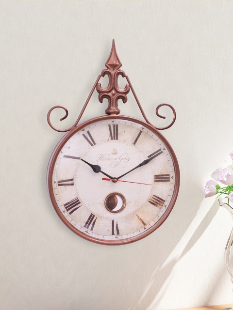 

Home Sparkle Copper-Toned Analogue Wall Clock