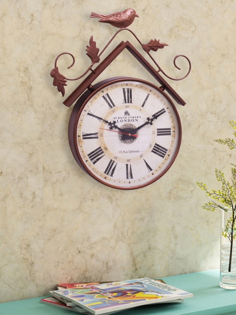 

Home Sparkle Copper-Toned Analogue Wall Clock