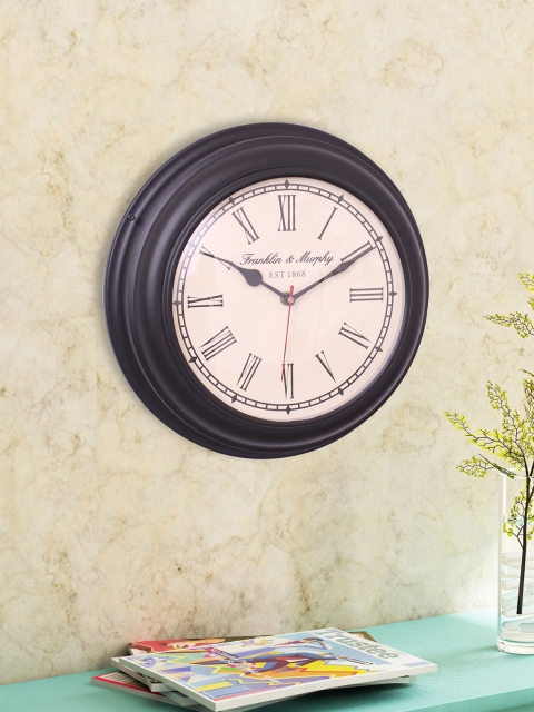 

Home Sparkle Beige Analogue Wall Clock