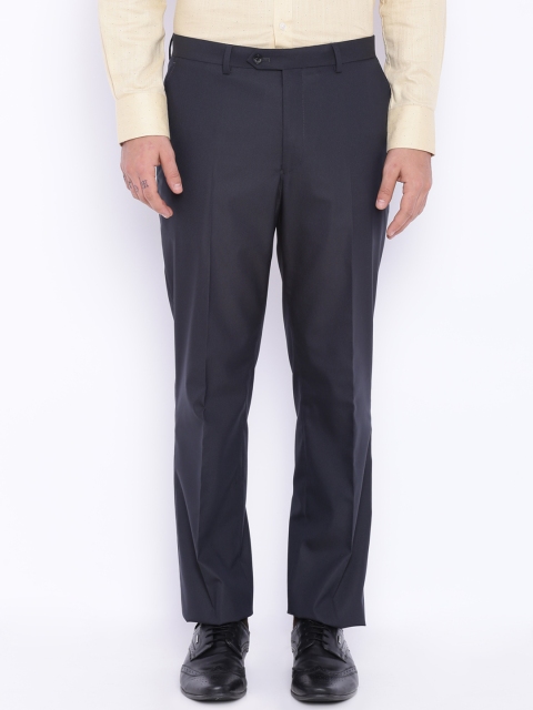 

SUITLTD Men Grey Slim Fit Formal Trousers
