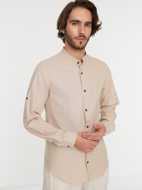 

Trendyol Men Beige Contemporary Casual Shirt