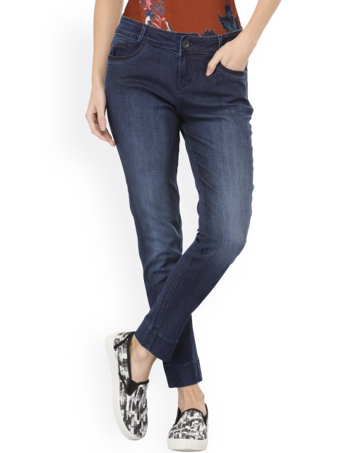 

Xpose Women Blue Regular Fit Low-Rise Clean Look Jeans