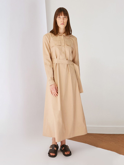 

Trendyol Camel Brown Maxi Dress