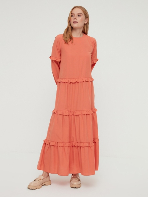 

Trendyol Peach-Coloured Maxi Dress
