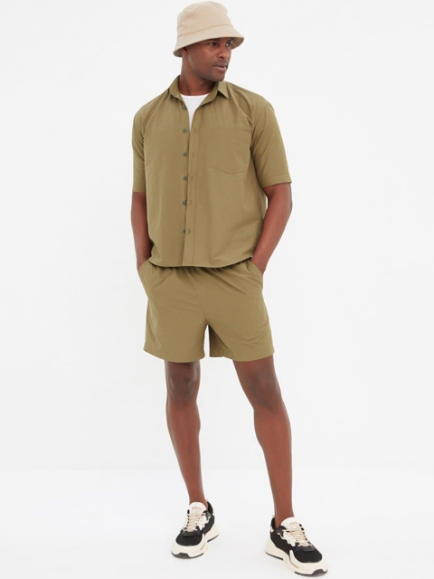 

Trendyol Men Beige Sports Shorts