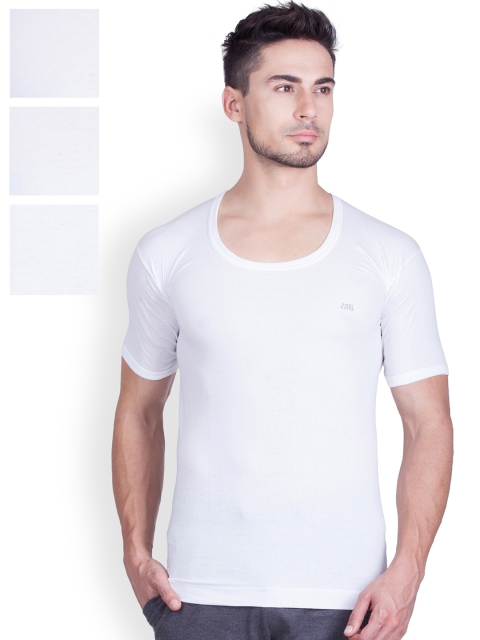 

Lux Cozi Pack of 4 White Innerwear Vests COZI_WH_RNS_100