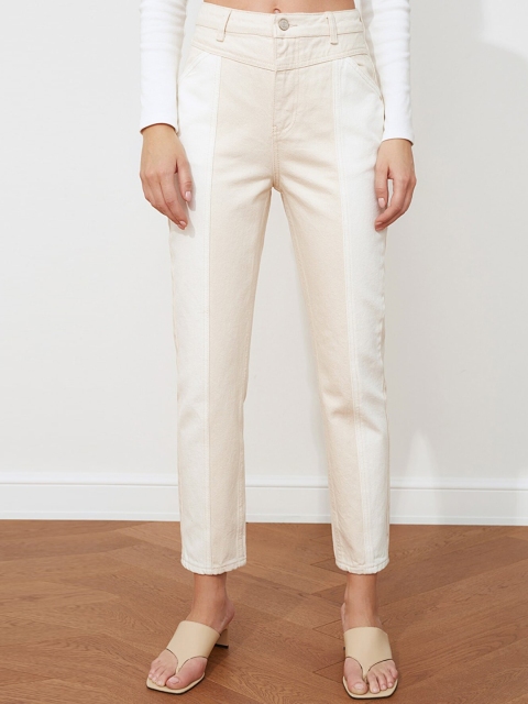 

Trendyol Women Off White Jeans