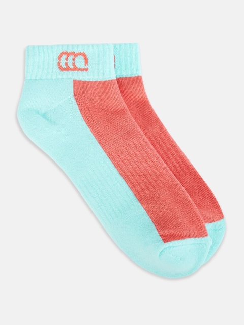 

Ajile by Pantaloons Women Blue & Red Ankle Length Socks