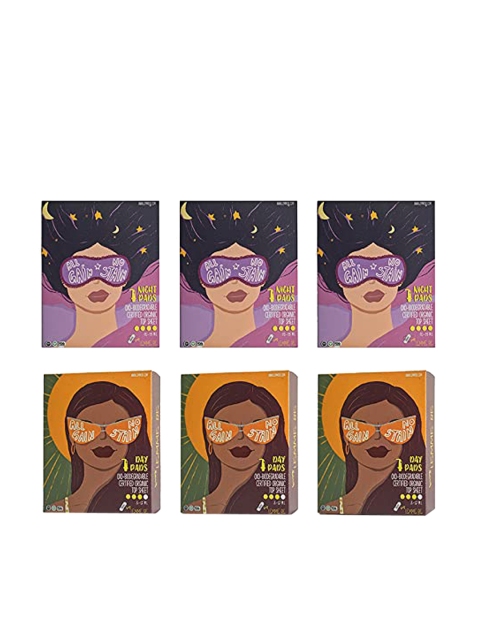 

LEMME BE Women Pack Of 42 Organic, Biodegradable Sanitary Pads, Multi