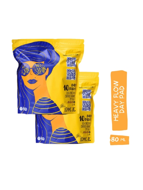 

LEMME BE Women Pack of 2 White Cotton Pads
