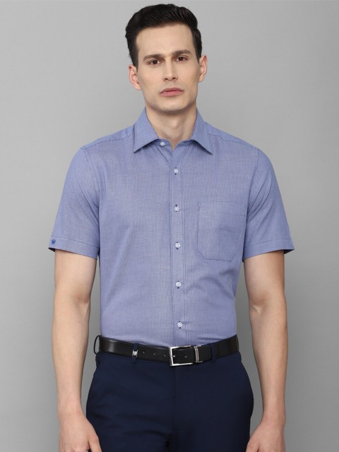 

Louis Philippe Men Blue Formal Shirt
