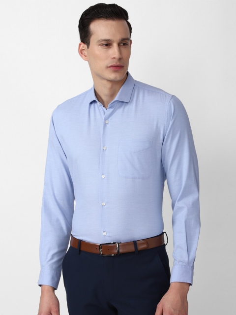 

Peter England Men Blue Slim Fit Formal Shirt