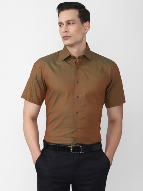 

Van Heusen Men Brown Regular Fit Formal Shirt