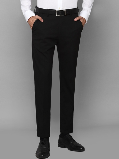 

Louis Philippe Men Black Slim Fit Formal Trousers