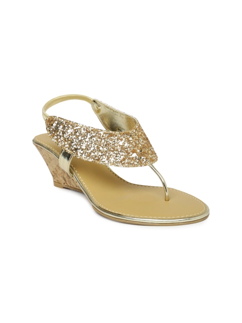 

Inc 5 Women Gold-Toned Sandals