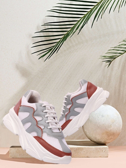 

Bella Toes Women Brown Colourblocked Sneakers