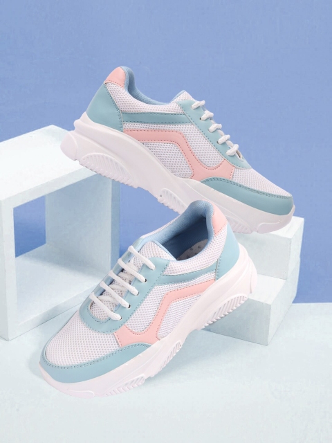 

Bella Toes Women Blue Colourblocked Sneakers