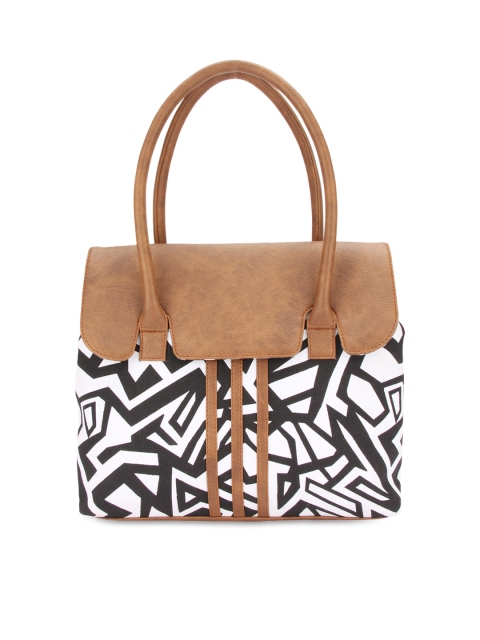 

Vivinkaa Brown Printed Shoulder Bag