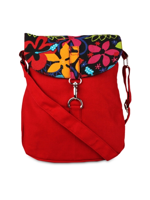 

Vivinkaa Red Solid Sling Bag