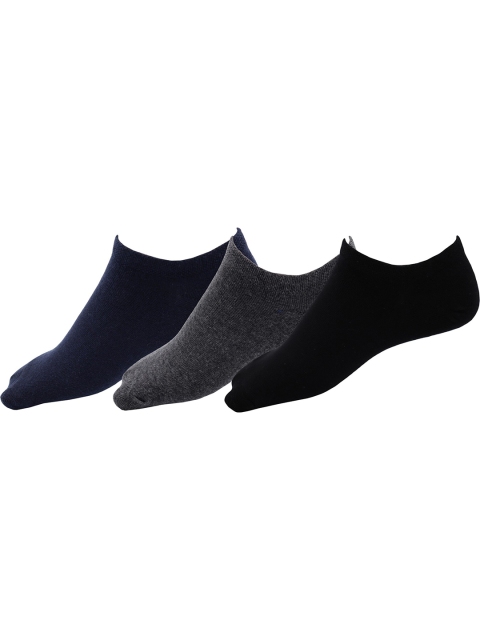 

RC. ROYAL CLASS Men Pack Of 3 Solid Shoe Liners, Blue