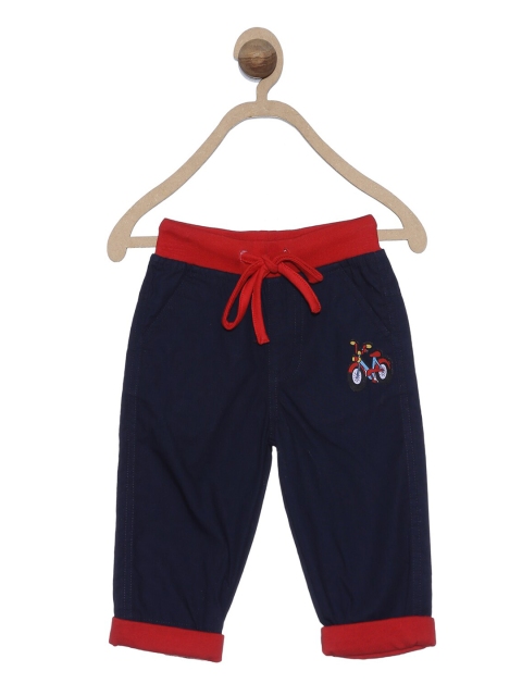

612League Boys Blue Classic Slim Fit Trousers