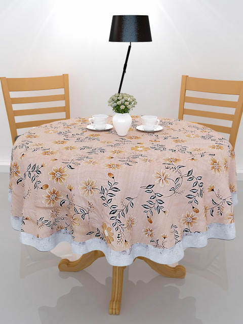

Clasiko Brown & Black Printed 4 Seater Table Covers