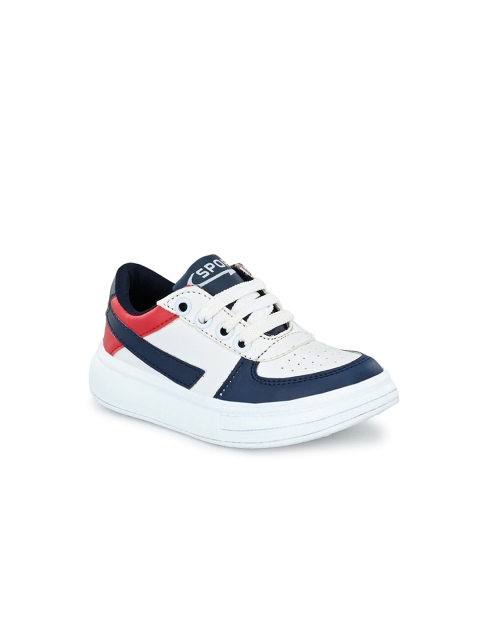 

TUSKEY Boys Blue Colourblocked Sneakers