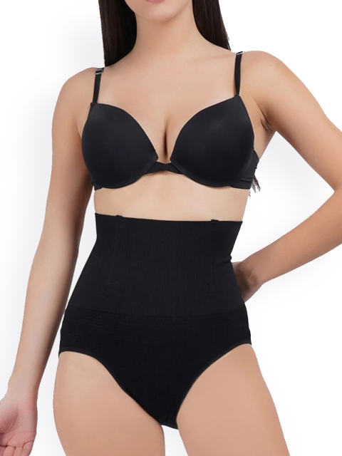 

COLOR STYLE Women Black Solid Tummy Shapewear