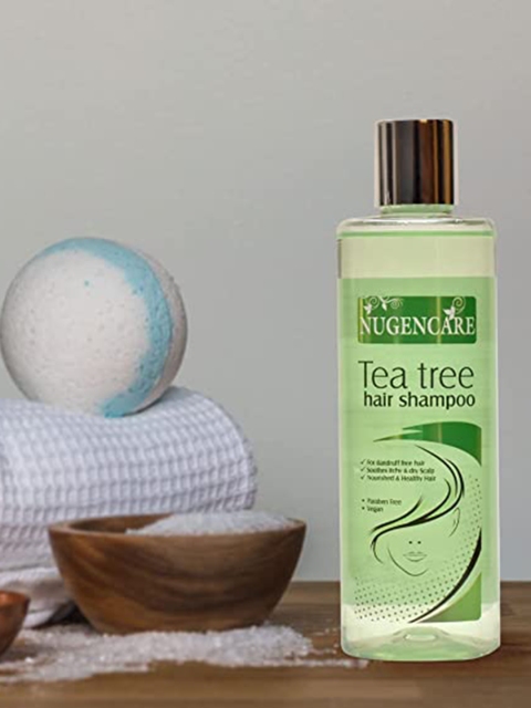 

NUGENCARE Set Of 2 Tea Tree Hair Shampoo & Conditioner 250 ml, Off white