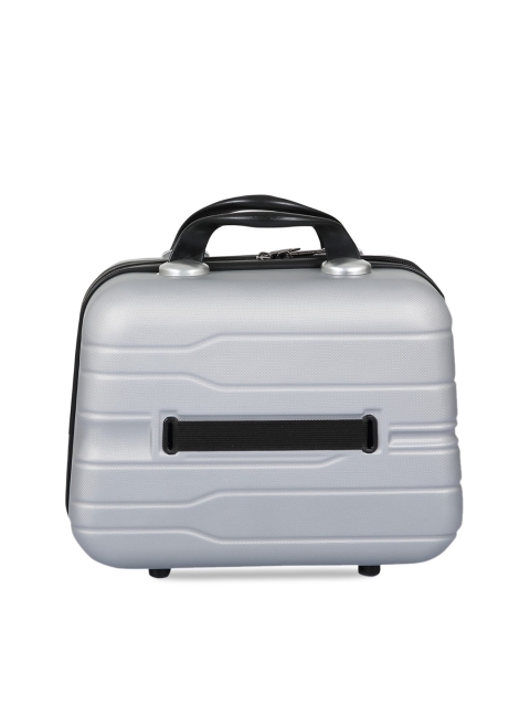 

Polo Class Silver-Toned Textured Travel Vanity Bag