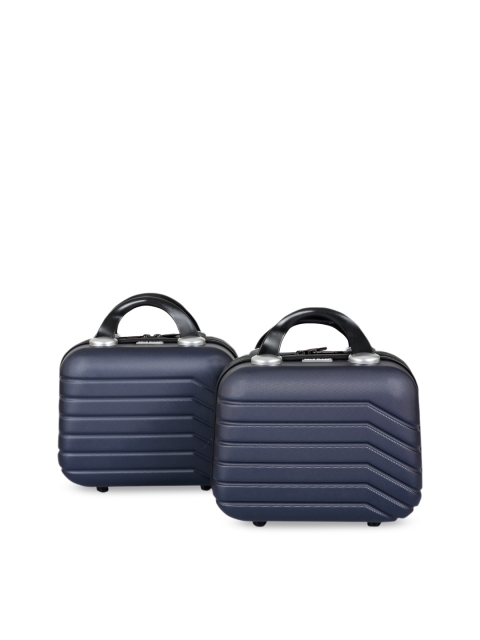 

Polo Class Set Of 2 Blue Textured Polycarbonate Hard Sided Vanity Bag