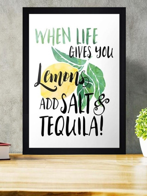

Gallery99 White Lemons & Tequila Texture Paper Framed Wall Art