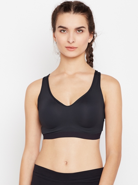 

Reebok Black HERO SCULPT Non-Wired Lightly Padded Sports Bra