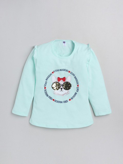 

Nottie Planet Kids Green Print Top