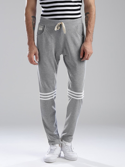 

Hubberholme Grey Melange Slim Fit Track Pants