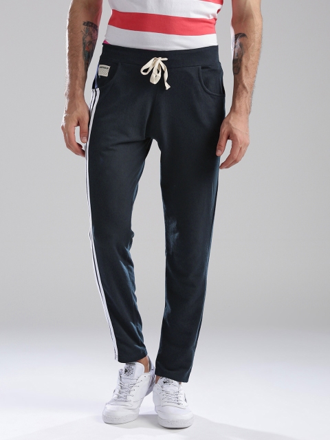

Hubberholme Navy Slim Fit Track Pants, Navy blue