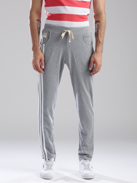 

Hubberholme Grey Melange Slim Fit Track Pants