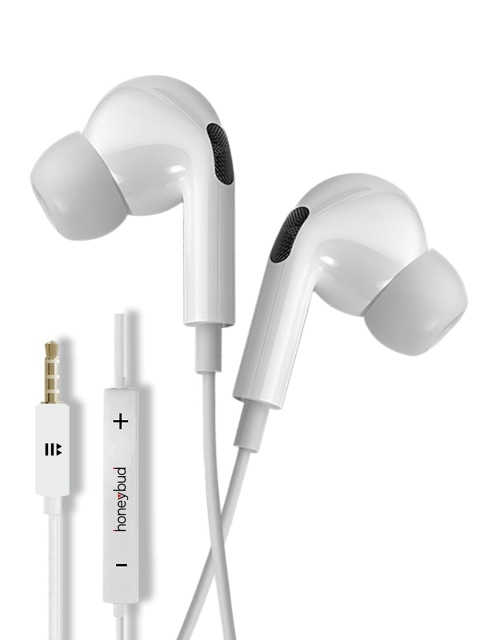 

honeybud White Solid Rhyythm-M11 Wired Earphone