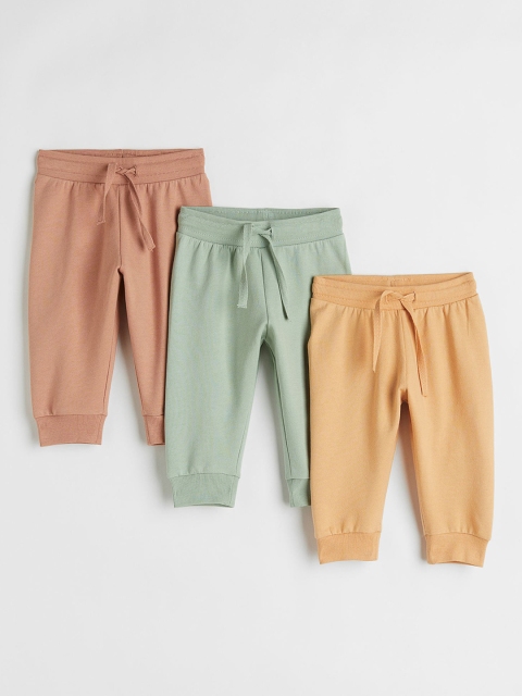 

H&M Boys 3-pack Cotton Joggers, Beige