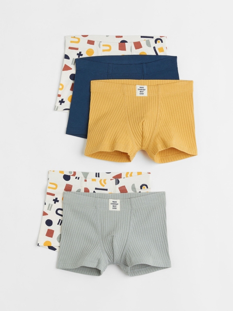 

H&M Boys 5-Pack Boxer Shorts, Blue